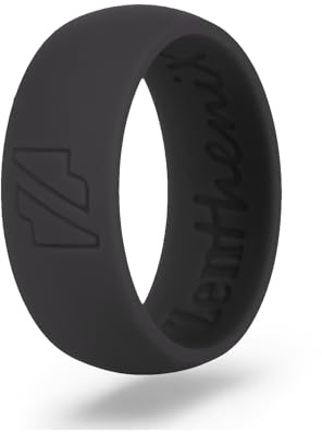 ZentheniX Silicone Rings – Premium Silicone Ring 8.7mm Flexible Wedding Band for Work, Sports, Gym & Active Comfort – 1 Pack
