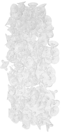 DIYEAH Ventose Trasparenti Pvc 19mm senza Ganci, Set da 200 Pezzi per Tavoli in Vetro, Finestre e Asciugamani, Ventosa Riutilizzabile per Decorazioni Domestiche e Lavori Artigianali