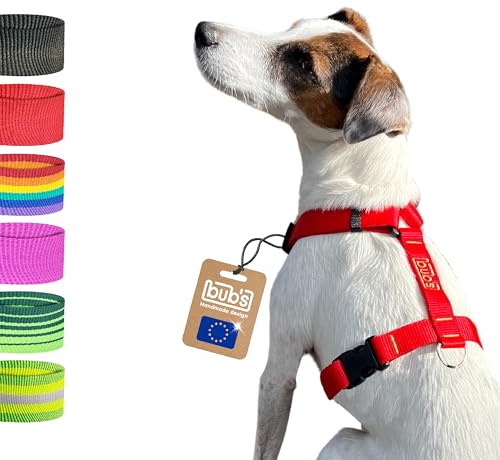 bub's Anti-Zerr-Hundegeschirr mittel (Rot)