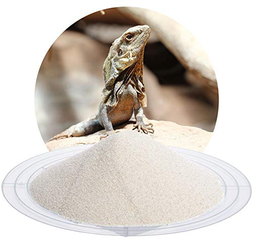 Schicker Mineral Terrariensand beige 25 kg, hochrein, kantengerundet, gewaschen und hocherhitzt, frei von organischen Stoffen, keimfrei, sofort einsetzbar, Terrariumkies (0,1-0,3 mm)