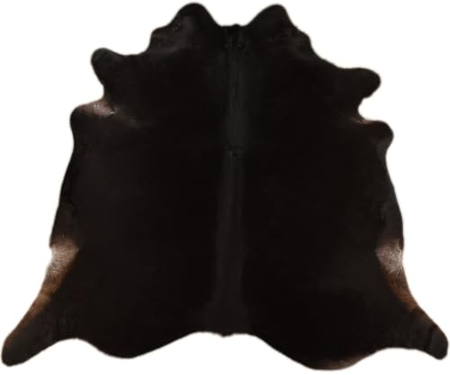 KUHFELLE ONLINE Kuhfell Stierfell Exotisch Braun Natur 190 x 200 cm | Echtes Kuh Fell, Teppich