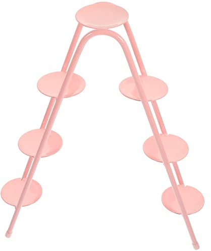 Kichvoe Espositore in Ferro per Dolci a Livelli, Struttura Stabile e Design Spazioso, per Dessert e Snack in Matrimoni All'aperto o Decorazioni da Tavolo