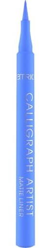 Catrice Calligraph Artist Matte Liner, eyeliner, Nr. 020, omedelbart resultat, intensiv färg, matt, vegansk, utan mikroplastpartiklar, fri från nanopartiklar, utan parfym, 1-pack (1.1ml)