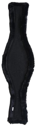 Kentucky - Lammfell Gurt Cover Anatomisch schwarz 120 cm