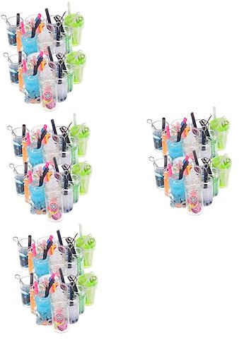 COHEALI 80stücke Mini Glasflaschen Charm Pendants Aus Glas Für Schmuckherstellung Kreative Und Langlebige Mini Fläschchen Für Halsketten Und Schlüsselanhänger