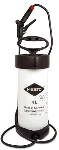 Mesto Schaumsprühgerät Foamer F4 (Sprühflasche, 4 Liter, transparent, Drucksprüher, Handsprüher, Pumpsprüher) 3232FO