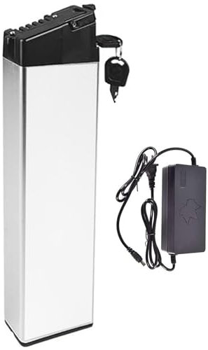Ebike Akku 36V 48V 10Ah 12Ah für Zusammenklappbare Eingebaute Elektrofahrrad Lithium Batterie für 1000W 950W 800W 750W 500W 350W 200W Fahrradmotor mit Ladegerät 36V10Ah,365mm