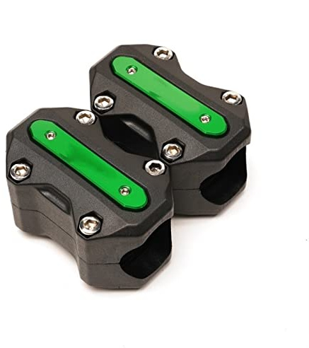 NMBZVE Motorrad-Fallschutzbügel Für Kawasaki Für Versys300 X300 Für VERSYS 650 1000 ABS Motorrad Motorschutzbügel Sturzbügel Zubehör Stoßfängerschutzblock(Green)