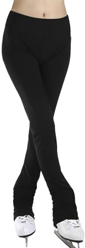 Eiskunstlaufhosen Eiskunstlauf Anzug Leggings Eislaufen Sport Tanzanzug Trainingsleggings Für Eiskunstlauf Und Gymnastik Skate Hosen Für Damen