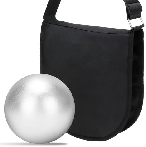 Iron Shot Put Ball 3,6 kg Shotput mit Diskus, 4 kg Shotput-Tragetasche, 2 große Taschen, Diskus-Tasche mit verstellbarem Tragegurt für High School Leichtathletik-Wettbewerb, athletisches Wurftraining