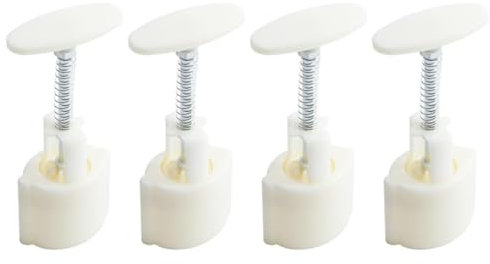 Gvvsjgdbis Stampo per torta di luna, stampo per foglie, 30 g, stampo per pressa a mano a forma di foglia 3D