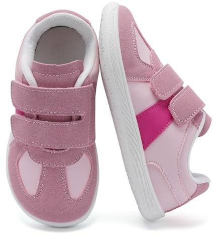 Mioceko Scarpe Barefoot Bambino Punta Larga Scarpe Primi Passi Bambina Sneakers Casual