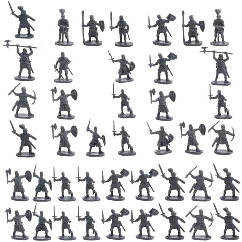 Generisch Zinnsoldaten,Figuren Set - Miniaturen Antike Modellstatuen Spielsets Für Lernprojekte Rollenspiele Mädchen