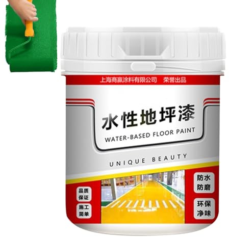 Pintura antideslizante para suelos de cemento | Revestimiento de suelos a base de agua secado rápido antideslizante impermeable – Pintura para suelos de hormigón, tratamiento de garaje interior