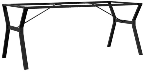 Tidyard Dining Table Legs Y-Frame 180x80x73 cm Steel furniture legs Model357937