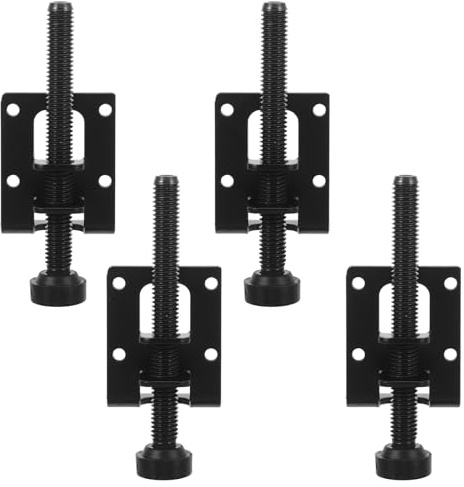 DIKACA 4pcs Heavy Duty Adjustable Furniture Leveler Feet Anti-skid Legs for Cabinets Tables Workbench Prevents Wobbling and Sliding Stability