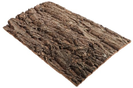 jojofuny Terrarium Rückwand Korkrinde 20x30cm Dekoratives Rindenbrett für Reptilien und Schildkröten mit Natürlicher Oberfläche zum Klettern