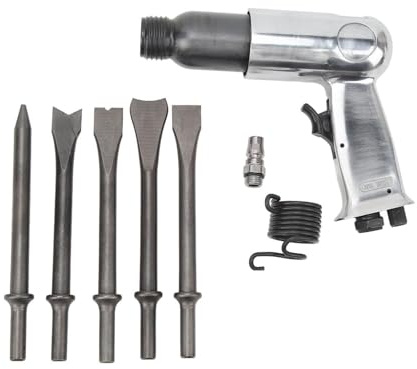 Cincel De Martillo NeumáTico Kit De Martillo Neumático, Herramienta Taladro Cincel Multifuncional Y Fácil Usar, Mango Antideslizante Conveniente For Reparaciones Automóviles Preciso Y Poderoso