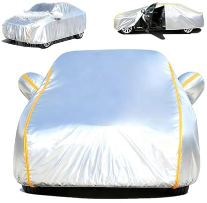 Telo Copriauto per Mercedes Benz Classe E W210, Telo Copriauto Da Esterno, Copertura Completa Dell'Auto, Anti-Neve Antipolvere Anti-Vento Anti-Uv, Adatto A Tutte Le Stagioni zw0320