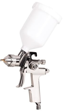 Pistola a spruzzo per vernice, Pistola a spruzzo for verniciatura ad aria compressa, HVLP con alimentazione, capacità 600 CC, pistola a for a for pareti per verniciare auto e casa fai da te