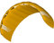 HQ4-Kites 118211 - Beamer 2.0 Yellow, Vierleiner Lenkmatte Handlekite, Fläche: 2.0qm, Spannweite: 265cm, inkl. 200/120kp Dyneemaschnüre 4x20m auf Quad-Handles, 5-33 Knoten