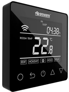 ProWarm ProTouch WiFi (Black) thermostat for electric underfloor heating