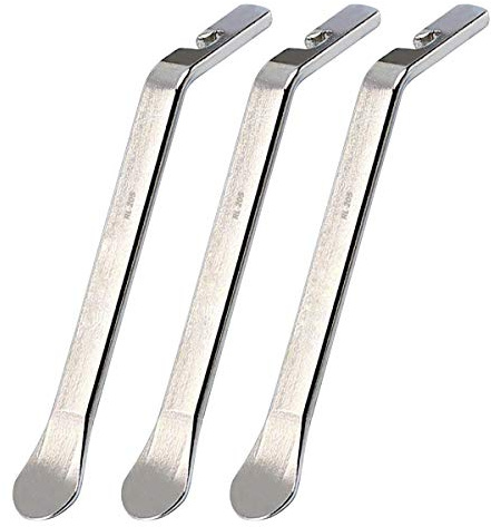 PFativant 3 Stücke Fahrrad Metall Reifenheber Set, Metall Reifenheber Montierhebel Werkzeug Fahrradreifen Reparatur Werkzeug für Auto Fahrrad