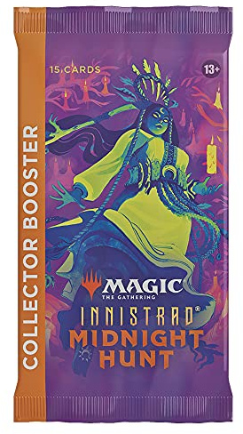 Magic The Gathering - Innistrad Midnight Hunt Collector Booster Pack, Multicolor,WTCC89540001