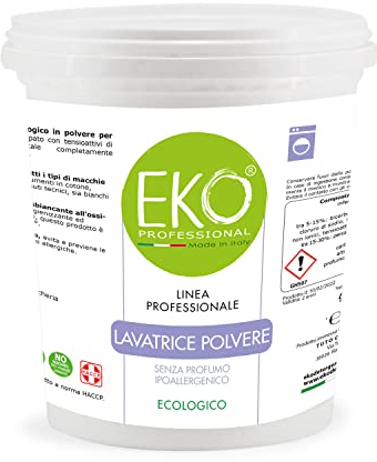 Detersivo Lavatrice Polvere Professionale - Eko Professional, Ecologico 900g