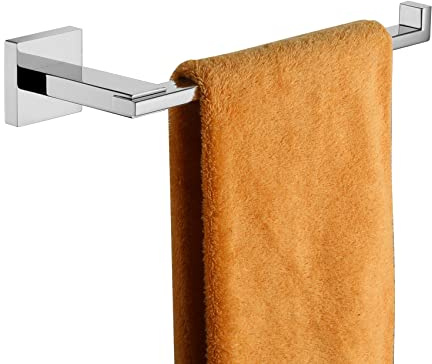 KOKOSIRI Toallero de Mano Cromado B3006CH para baño, Soporte de Pared para Armario de Cocina, Inodoro, Acero Inoxidable Pulido