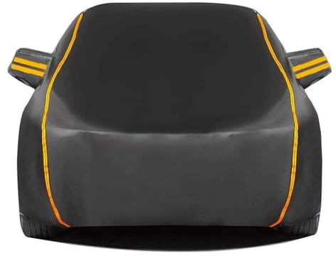 Autoabdeckung Für Mercedes-Benz CLK Cabrio 2002-2010 | Wasserdicht Atmungsaktiv Oxford-Stoff Allwetterfest Draussen Autoplane (Color : Black)