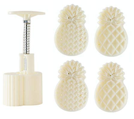 Form Ananas-Stempel, Keksausstecher, Kuchenform, Handdruck, Backzubehör, Mid-Autumn Festival, Keksstempel, Buchstaben