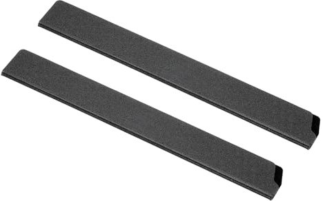 PATIKIL ABS Knife Cover Sleeves for 10 Kitchen Knife, 2 Pcs Knives Edge Guard Blade Protector Universal Knife Protector Flocking for Home Kitchen, Black