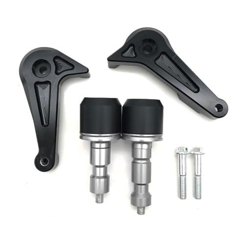DTASMBD Motorrad-Rahmengleiter-Sturzpad Für Yamaha YZF R6 AB YZF-R6 2017-2022 Sturzschutz-Schutz Motorschutz Rahmenschutz(Titanium)