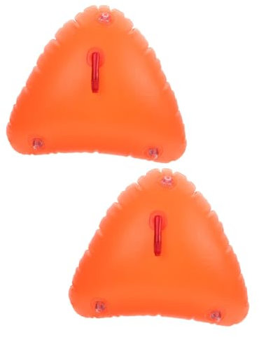 KICHOUSE 2stücke Aufblasbare Schwimmsäcke Für Kajakfahren wasserdichte Poolboje Aufblasbare Paddle-Board-Tasche Kanu-schwimmsäcke Sicherheitsschwimmboje Einzel-bugtasche Kajak-schwimmausrüs