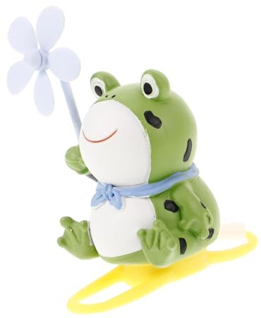 BESPORTBLE Froschornament Für Fahrräder Propeller Mit Frosch-Motiv Lenkerdekor Für Elektrofahrräder Motorradlenkerpropeller Fahrradlenkerdekor Aus Kunststoff