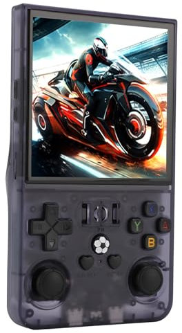 R36MAX Retro Game en Résolution HD, Console de Jeu Portable, Console Rétro 15 000 Jeux, écran Couleur IPS 4 Pouces, 720 X 720, Console de Jeu 4000 MAh avec Petite Carte Mémoire