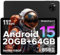 DOOGEE TAB A9+ Newest 2025 Android 15 Tablet, 8580mAh 11 Inch Tablet, T7200 Octa Core Android Tablets & 20GB+64GB/2TB LPDDR4X, 13MP+5MP, 2 Speaker+Widevine L1|Face ID|BT 5.0|5G WiFi|GPS|FM|OTG