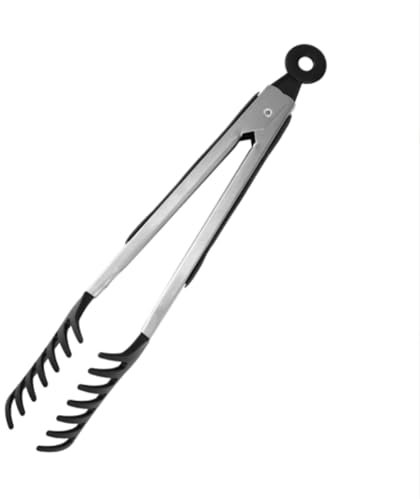 SAGELSHN Pinzas Cocina Barbacoa Pinzas For Parrilla De Acero Inoxidable con Asas Resistentes Al Calor For Cocinar Al Aire Libre Pinzas para Asar