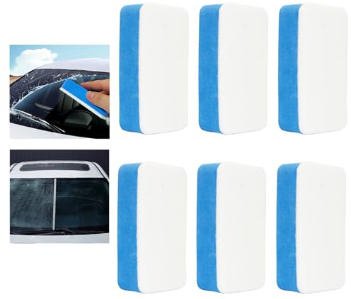 Automotive Oil Film Cleaning Brush, Glass Oil Film Stain Removal Cleaner, Pannello per La Pulizia Del Vetro, per i Finestrini Dell'Auto Rimuovi Sporco, Facilmente Ripristinare La Chiarezza Del Vetro