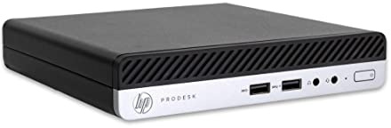 HP ProDesk 400 G4 Desktop Mini Intel Core i5-8400T - Disco rigido SSD da 256 GB, memoria da 8 GB, Microsoft Windows 10 Pro, con Windows 11 Upgrade PC