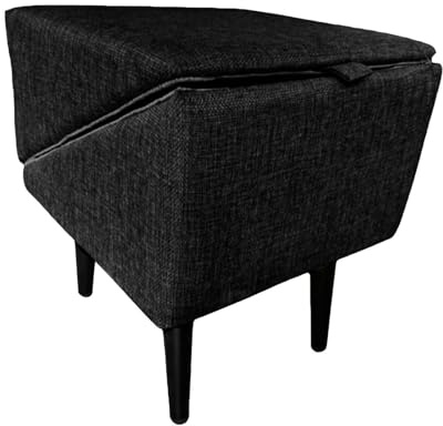 Split Ottomans Dog Ramp - Hunderampe für Bett & Sofa | Leichte Faltende Hundestufen | Stabilität Sicherheit Rampe Hund Klappbar | rutschfeste Tritt Hocker für Kleine Hunde und Verletzte Ältere Hunde