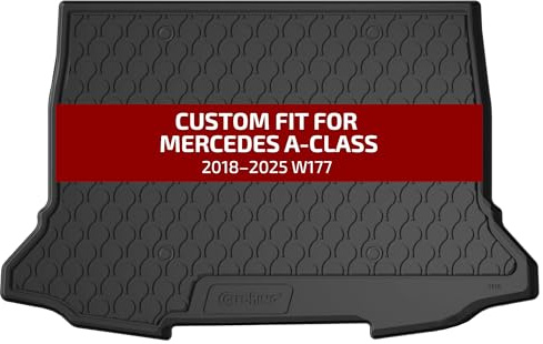 Rubbasol (gummi) bagagerumsmatta kompatibel med Mercedes A-klass W177 5/2018–