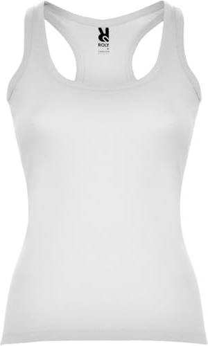 ROLY Camiseta Carolina 6517 Mujer Tirantes Blanco 01 L