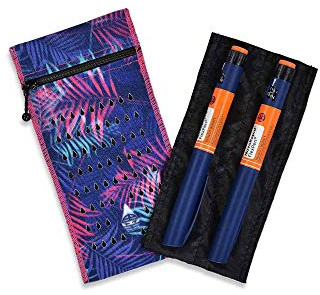 Kaio-Dia Dia-Cool Kühltasche für Insulin-Pens und Medikamente - Verdunstungskühlung bis zu 12°C für 48 Stunden - Palm Breeze
