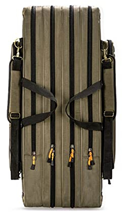caihuashopping Angeltasche 4 Schicht 120/12. 5 cm Angelbeutel Multifunktionale Große Kapazität Angelrute Rolle Köder Aufbewahrungstasche Fanggeräte Angelrutenkoffer (Color : 4Layer 120cm)