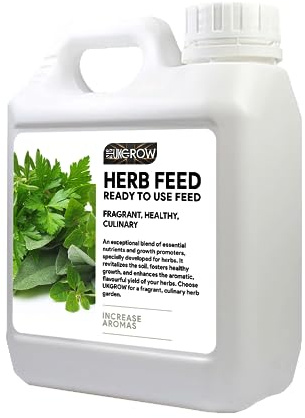 UK GROW Premium Plant Nutrient – Unlock the Full Potential of Your Plants! (5Ltr, Herb)