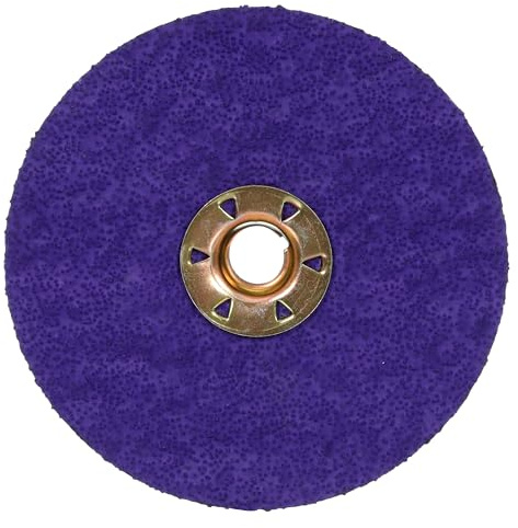 3M Cubitron 3 Fibre Disc 1187C, 36+, 4-1/2 in, TN Quick Change, Longer Life, Medium and High-Pressure Application, Stainless Steel, Heat-Sensitive Metal Substrates,Beveling,Heavy Grinding,Weld Removal