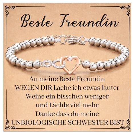 Beste Freundin Geschenke, Geschenk Beste Freundin Geburtstag Armbänder Geschenke Geburtstag Weihnachten Abschluss Valentinstag