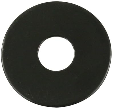 MQLSAERI Rondelles Plates,entretoises métalliques en Acier au Carbone M8, entretoise rondelle d'étanchéité Ronde,rondelles toriques Noires 8 mm x 16 mm pour la réparation et la Construction 50 pièces